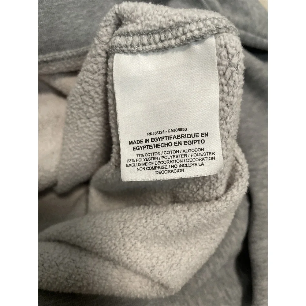 Nike Sportswear Repeat Logo Tape Hoodie Men Medium Gray Pullover AH9149-063 M